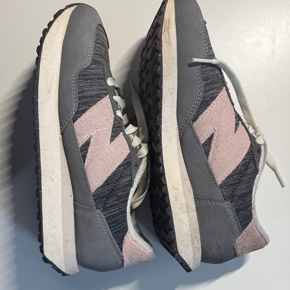 New Balance Gray and Pink Women's Sneakers